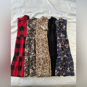 Old Navy Set of 5 Patterned Dresses
